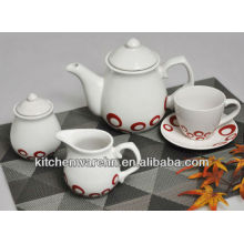 Haonai2015hot sale!ceramic coffee & tea sets
